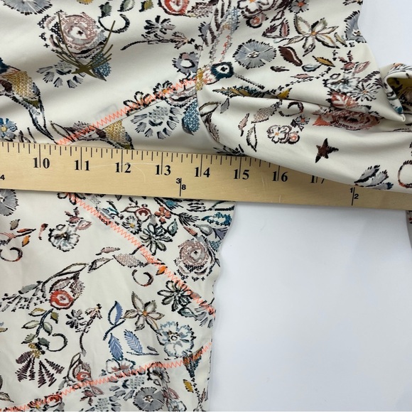 Lucas Hugh Inca Long Sleeve Running Top in Hummingbird Print sz S - Picture 5 of 5